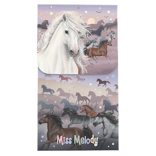 Miss Melody magnetic notepad, Night Horses