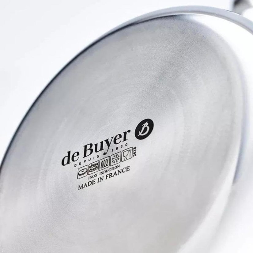 Pot with lid de Buyer Affinity 3746.18 stainless steel