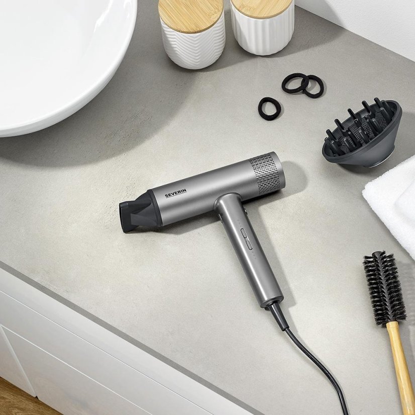 Severin HT 0169 S-STYLE hair dryer, anthracite