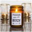 Mad Candle-Kerze mit Aufschrift