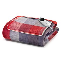 Vyhřívací deka Imetec Adapto Tartan 16777 červená