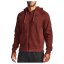 Men's Under Armour Rival Fleece FZ Hoodie - Color: Gray, Size: S