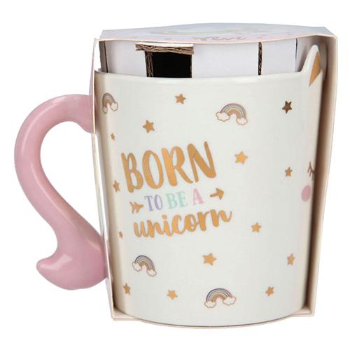Porzellantasse Ylvi Born to be a Unicorn, 300 ml