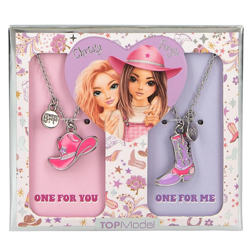BFF nyaklánc-szett Top Model CowGirl medállal, Christy & Fergie