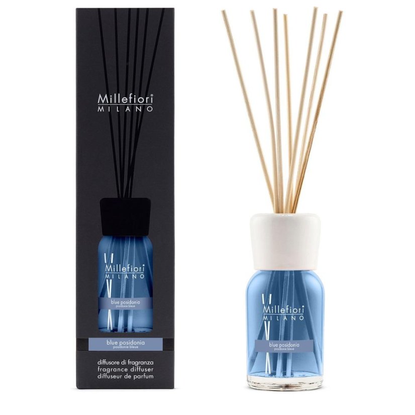 Diffusor Millefiori Milano Natural, Blue Posidonia, 250 ml