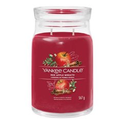 Duża świeca Yankee candle Signature, Red Apple Wreath