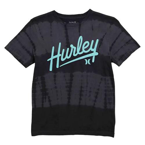 Chlapčenské tričko Hurley Tie Dye Script - Farba: Čierna, Veľkosť: S