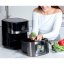 Heißluftfritteuse Black+Decker BXAF6500E schwarz-silber