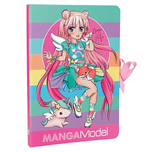 Notebook with pads and pen Manga Model Nadja