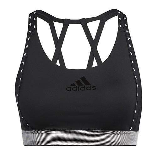 Sportovní podprsenka Adidas DRST BRANDED B - Szín: Fekete, Méret: XS