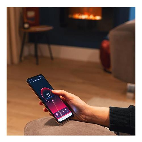 Elektromos kandalló Cecotec ReadyWarm 2650 Curved Flames Connected 5814 fekete