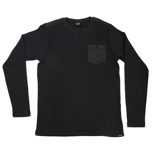 Hurley Felton Thermal férfi póló - Szín: Fekete, Méret: M