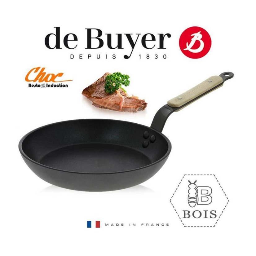 Antihaftpfanne de Buyer Choc B Bois Induction 8780.20, 20 cm
