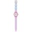 Armbanduhr mit glitzerndem Armband Ylvi, violett