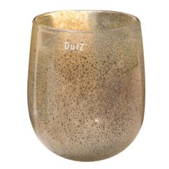 Skleněná váza DutZ Barrel Silver Brown