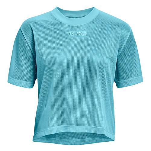 Dámské tričko Under Armour Mesh Graphic Tee - Barva: Modrá, Velikost: L