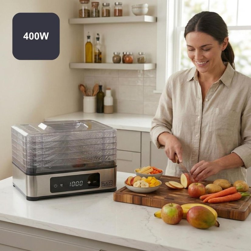 Black+Decker BXDE401E élelmiszer-szárító