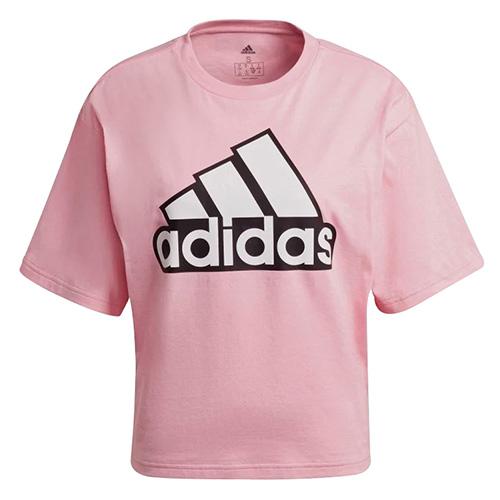 adidas ESSENTIALS LOGO BOXY Růžová