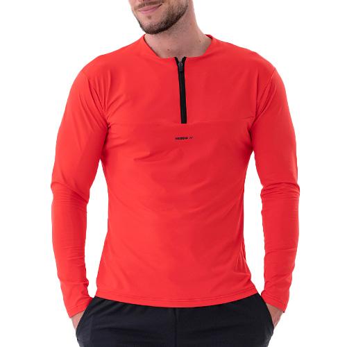 Nebbia Funkční tričko s dlouhým rukávem “Layer Up” 329 červená