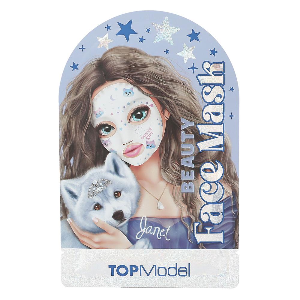 Levně Hydratační pleťová maska s designem Top Model Beauty&Me Janet