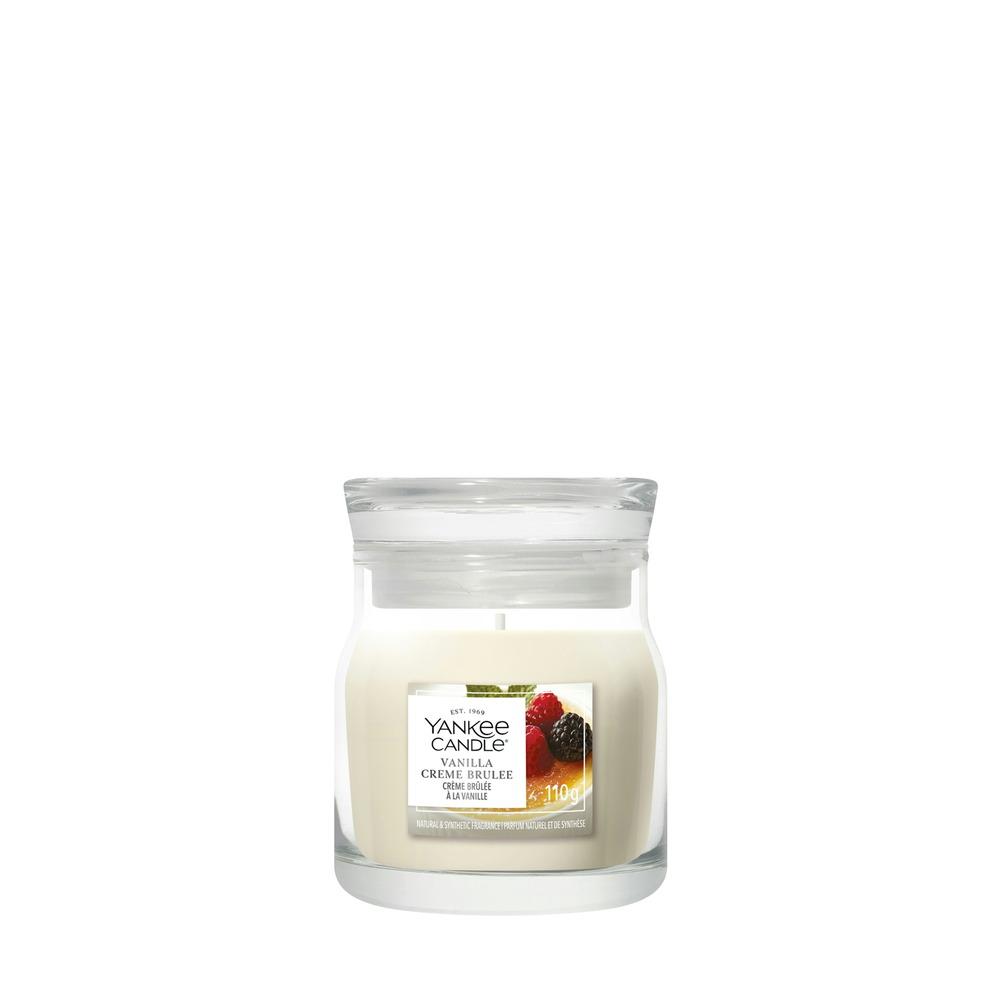 Svíčka Yankee Candle Signature malá, Vanilla Creme Brulee