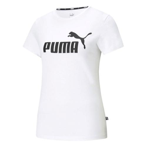 Puma ESS Logo Tee bílá