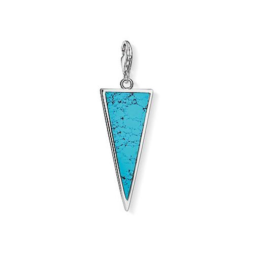Thomas Sabo Přívěsek Tyrkysový trojúhelník Y0024 404 17 Charm Club simulated tur