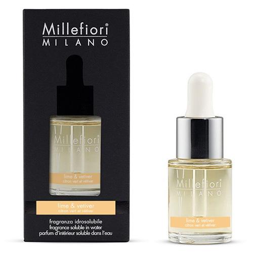 MILLEFIORI Natural Aroma olej vůně limety a vetiveru. 15ml. Lime & Vetiver
