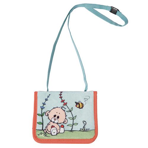 Peněženka Nici Medvěd suchý zip 13x10cm