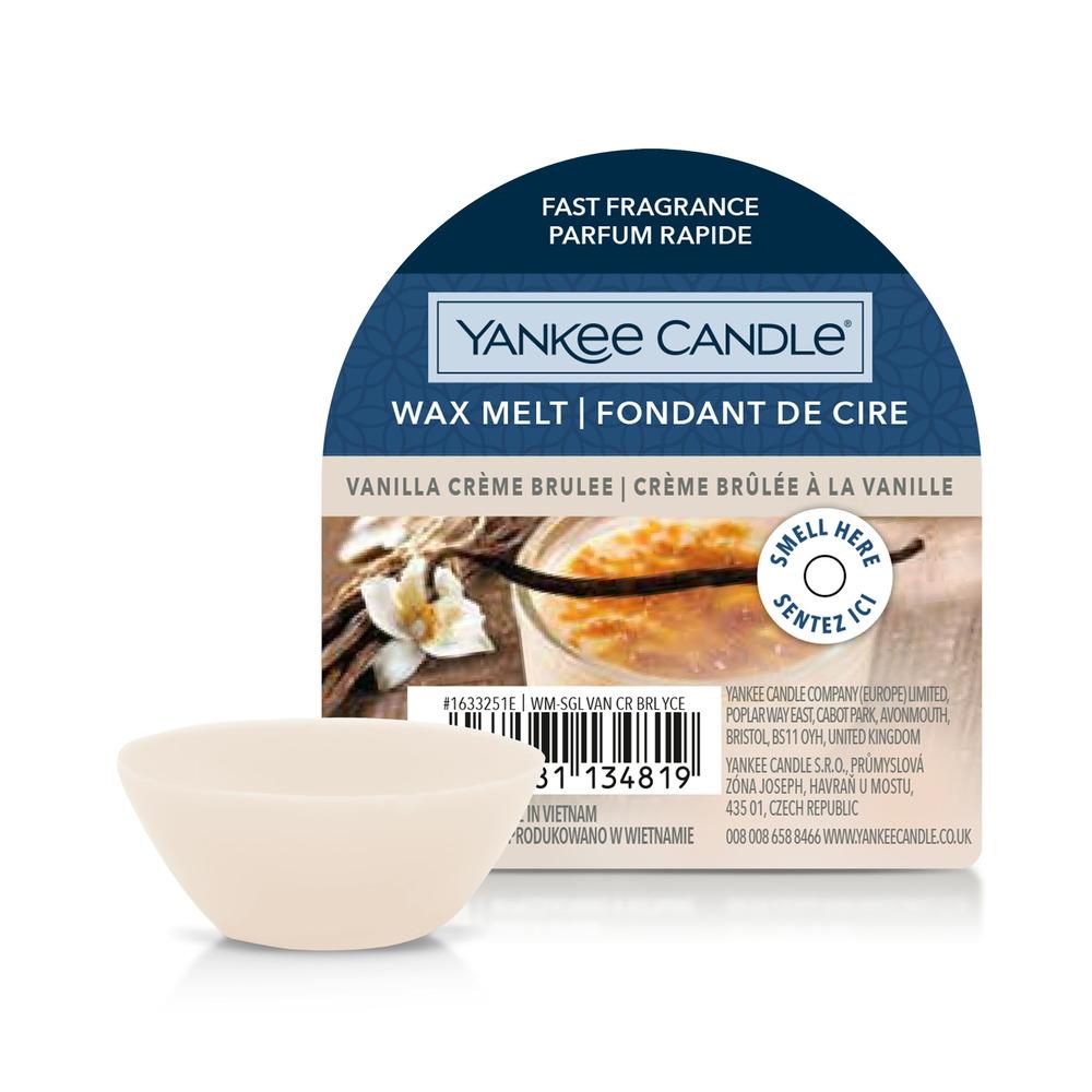 Vonný vosk Yankee Candle 22 g, Vanilla Créme Brulée
