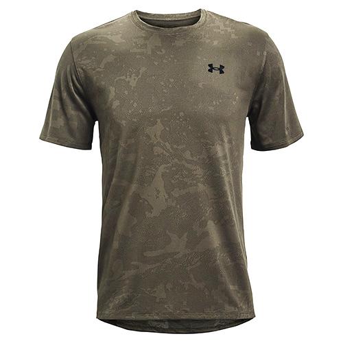 Under Armour pánské funkční tričko Training Vent Camo SS-GRN zelené