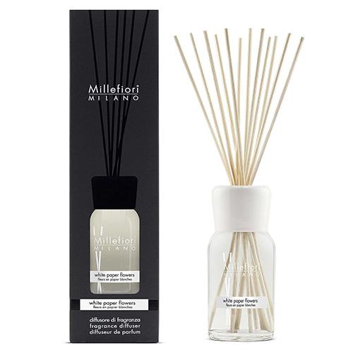 Levně Millefiori Milano White Paper Flowers aroma difuzér s náplní 500 ml