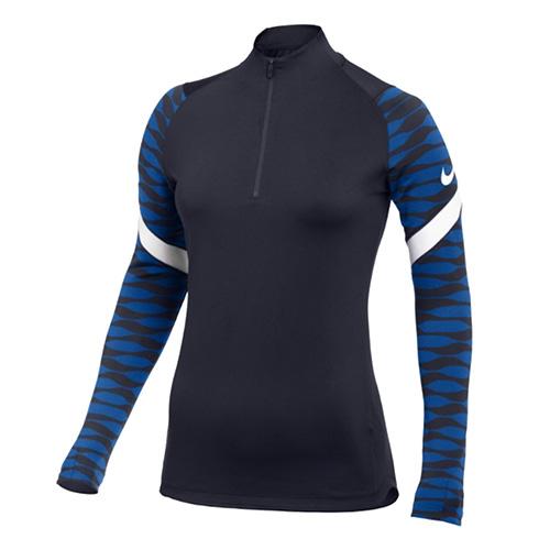 Nike Dámské triko Dri FIT Strike 21 Dril 1/4 Zip Dámské sportovní tričko s dlouhým rukávem s technologií Dri FIT