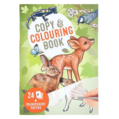 Depesche 3491247 omalovánky s transparentní fólií, divoká zvířata