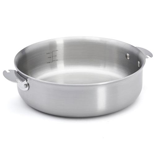 De Buyer Pánev na soté ALCHIMY LOQY 24 cm stříbrná nerezová ocel