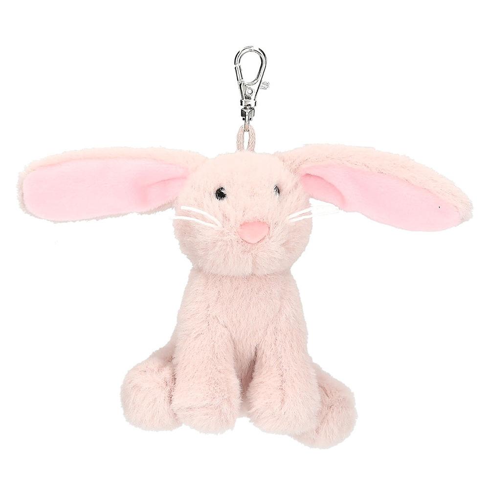 Plyšový přívěsek králíček Nelly Princess Mimi, pink