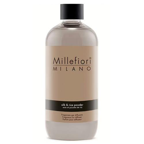 Millefiori Milano Silk & Rice Powder aroma náplň pro difuzér 500 ml