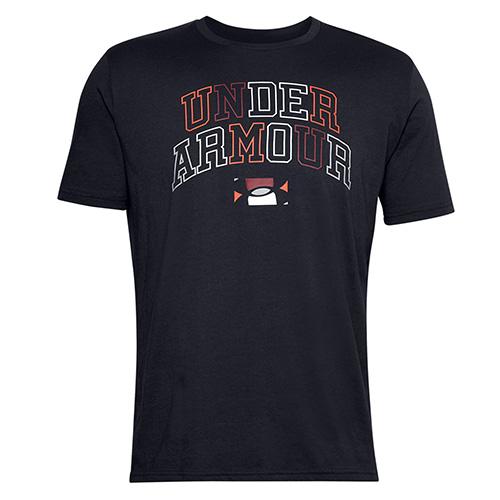 UA MULTICOLOR COLLEGIATE SS-BLK