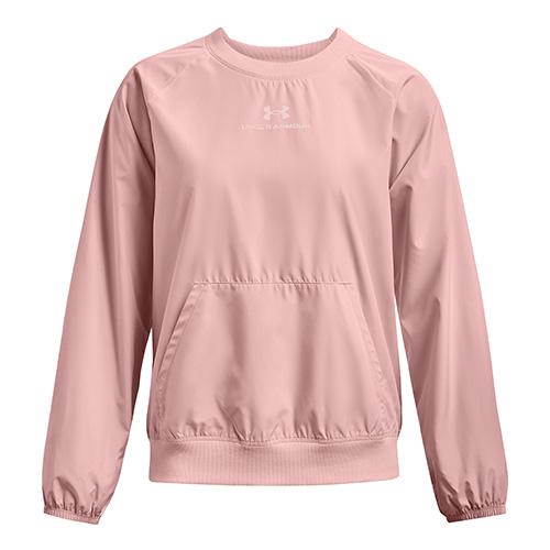 UA Rush Woven Crew-PNK