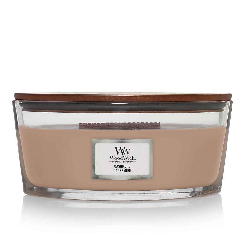 Svíčka WoodWick loď, Cashmere