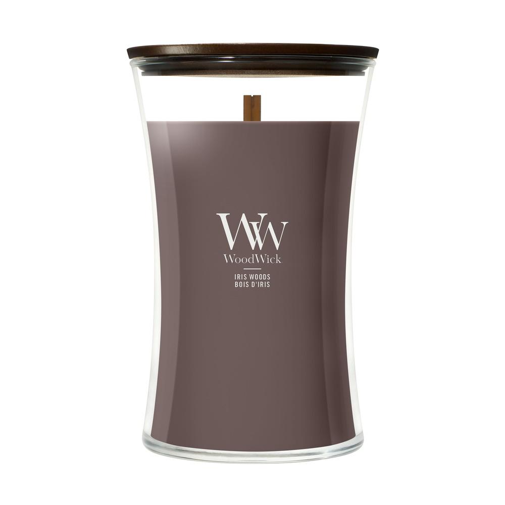 Svíčka WoodWick velká, Iris Woods