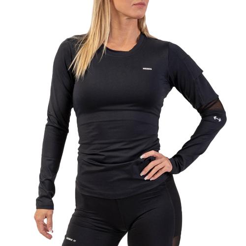 Nebbia Smart Pocket s dlouhým rukávem 418 black