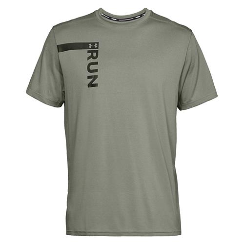 UA RUN TALL GRAPHIC SS-GRN