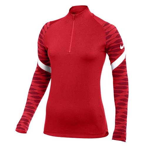 Nike Dámské triko Dri FIT Strike 21 Dril 1/4 Zip Dámské sportovní tričko s dlouhým rukávem s technologií Dri FIT