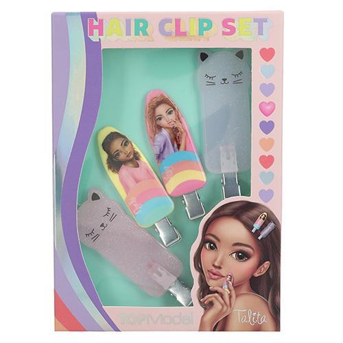 Levně Sponky do vlasů Top Model - Talita, kočičky, 4 ks