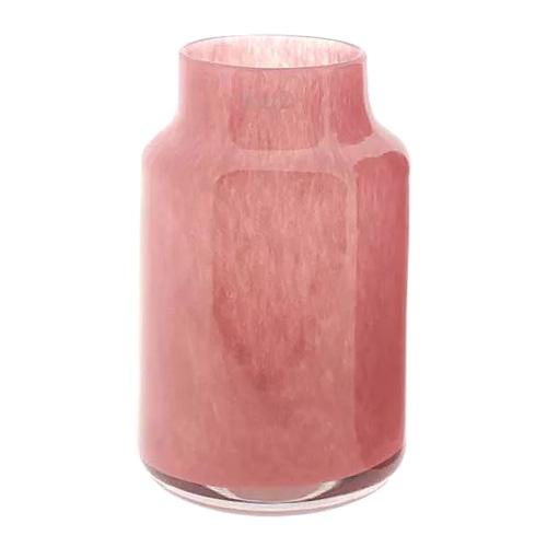 Skleněná váza DutZ Vase Nova C Cranberry - Výška 25 cm, průměr 15 cm