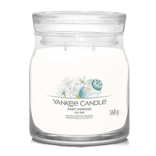 Levně YANKEE CANDLE Baby Powder svíčka 368g / 2 knoty (Signature střední)