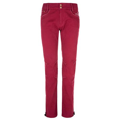 Kilpi Dámské outdoorové kalhoty DANNY W tmavě červené