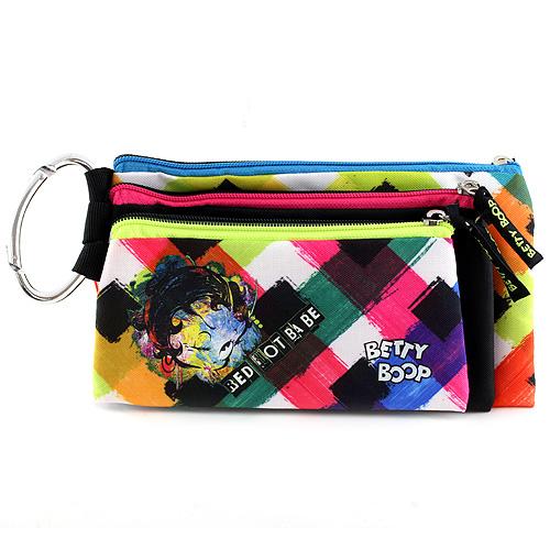 Betty Boop trojitý 3ks barevné s zipem panenky