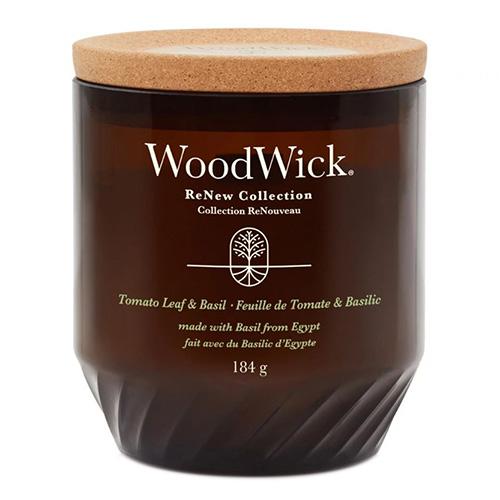 Levně WoodWick ReNew TOMATO LEAF & BASIL 184 g